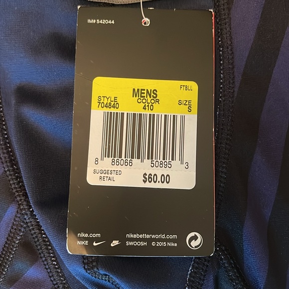 NWT Nike Pro tight. Men’s size small. - Picture 2 of 5